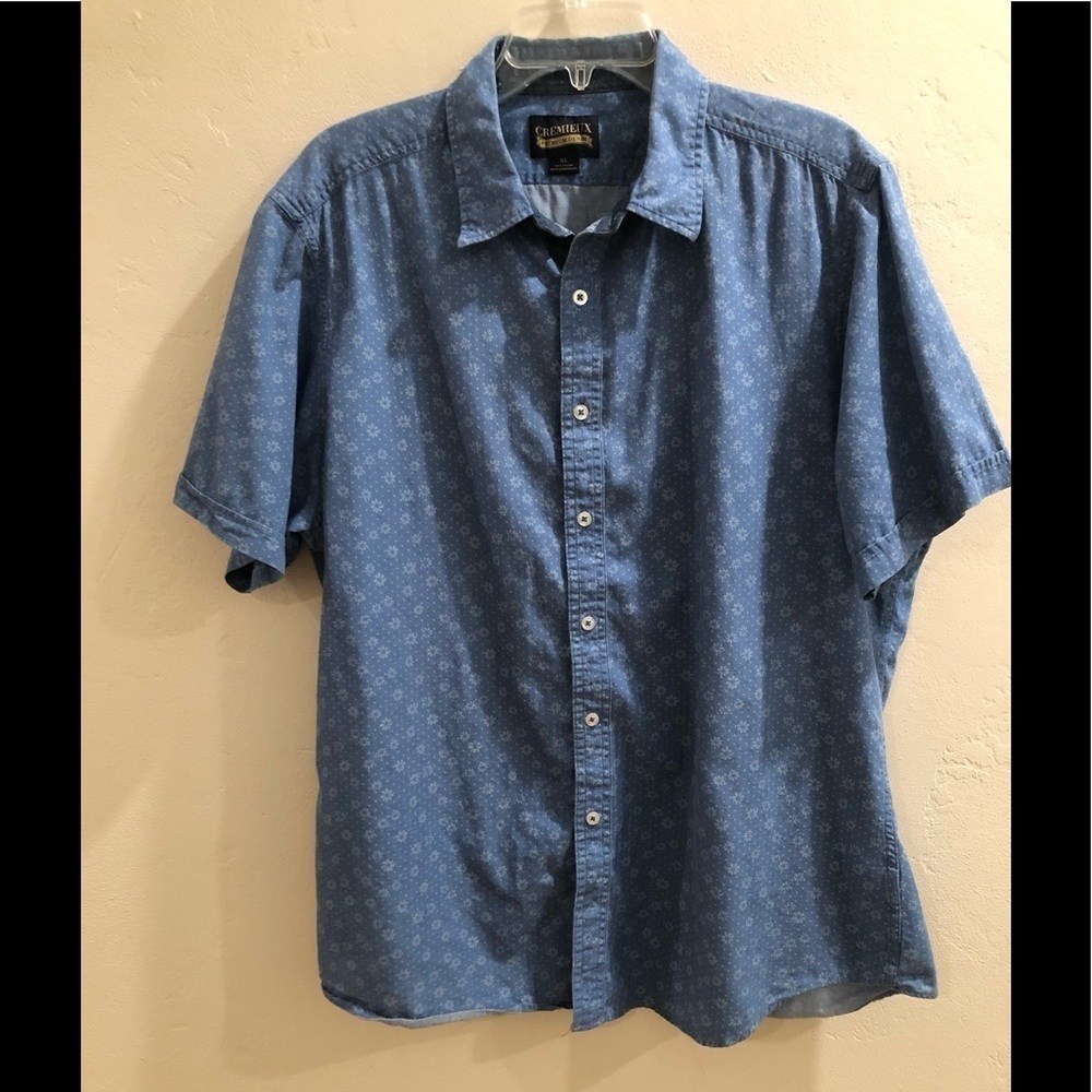 CREMIEUX men’s Premium Denim Shirt/ XL